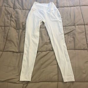 Never worn set active white leggings